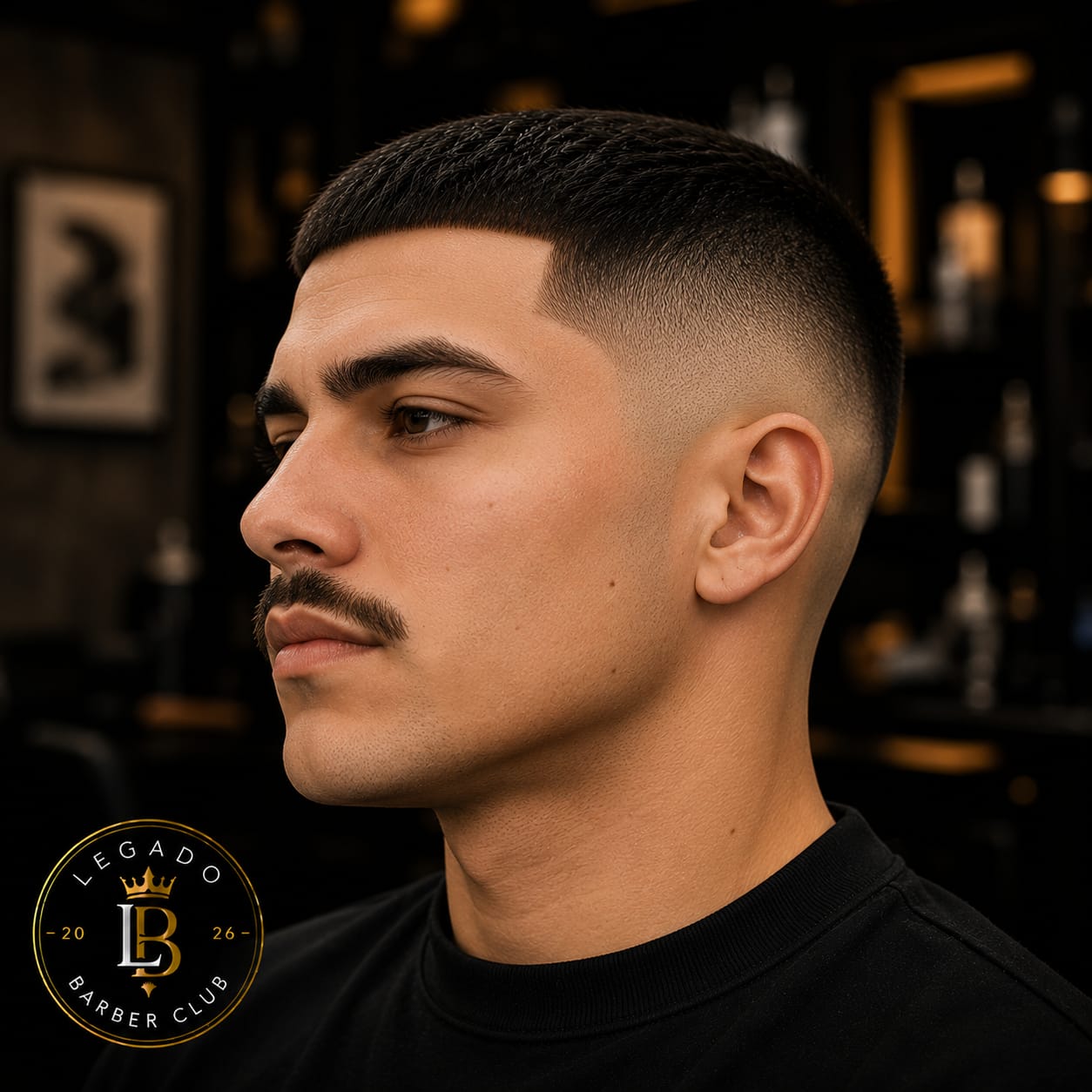 Corte fade clásico
