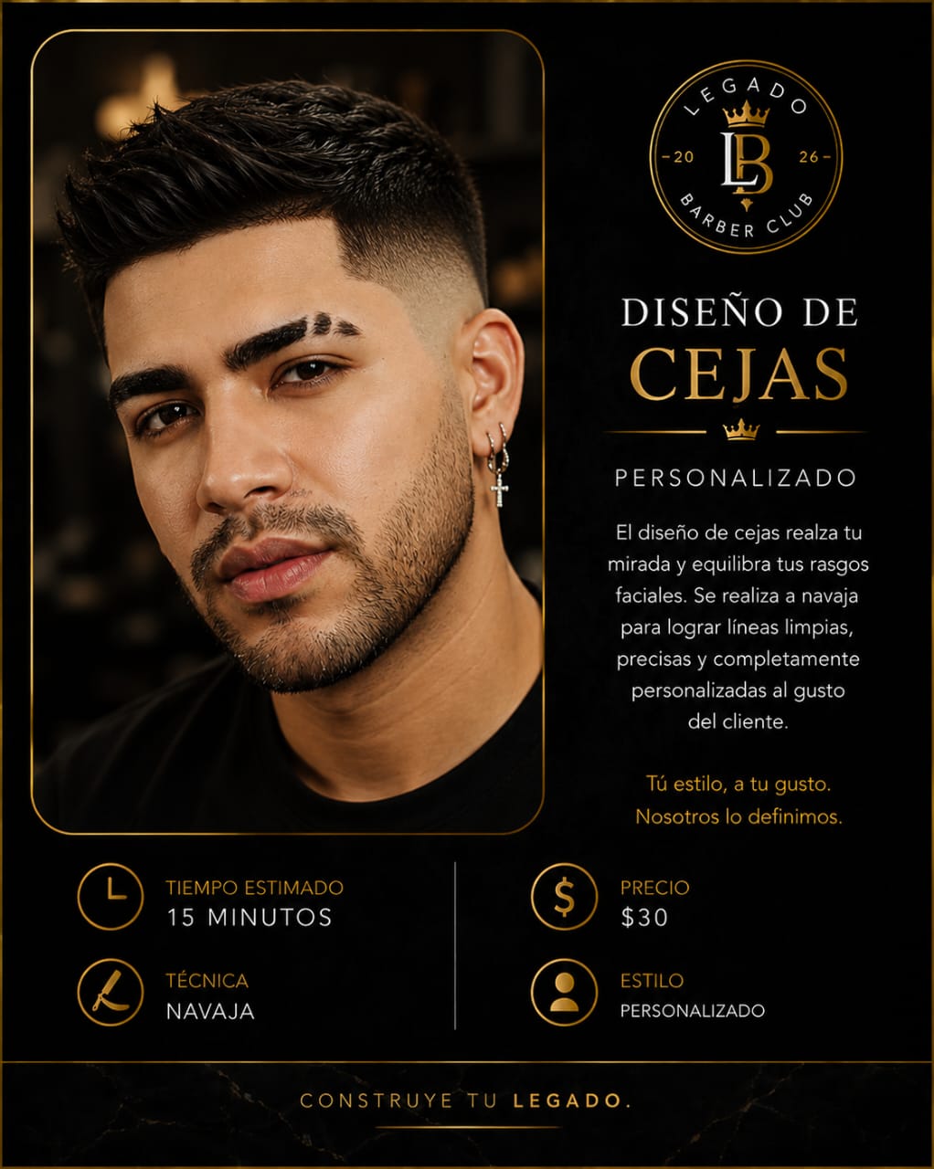 Ficha del servicio diseño de cejas